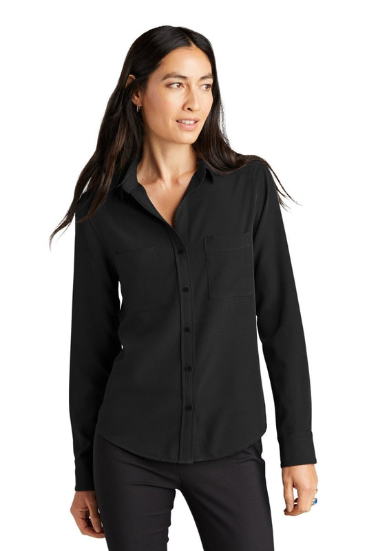 Mercer+Mettleâ„¢ Women's Stretch Crepe Long Sleeve Camp MM2013 - uslegacypromotions