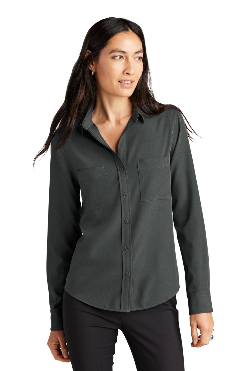 Mercer+Mettleâ„¢ Women's Stretch Crepe Long Sleeve Camp MM2013 - uslegacypromotions