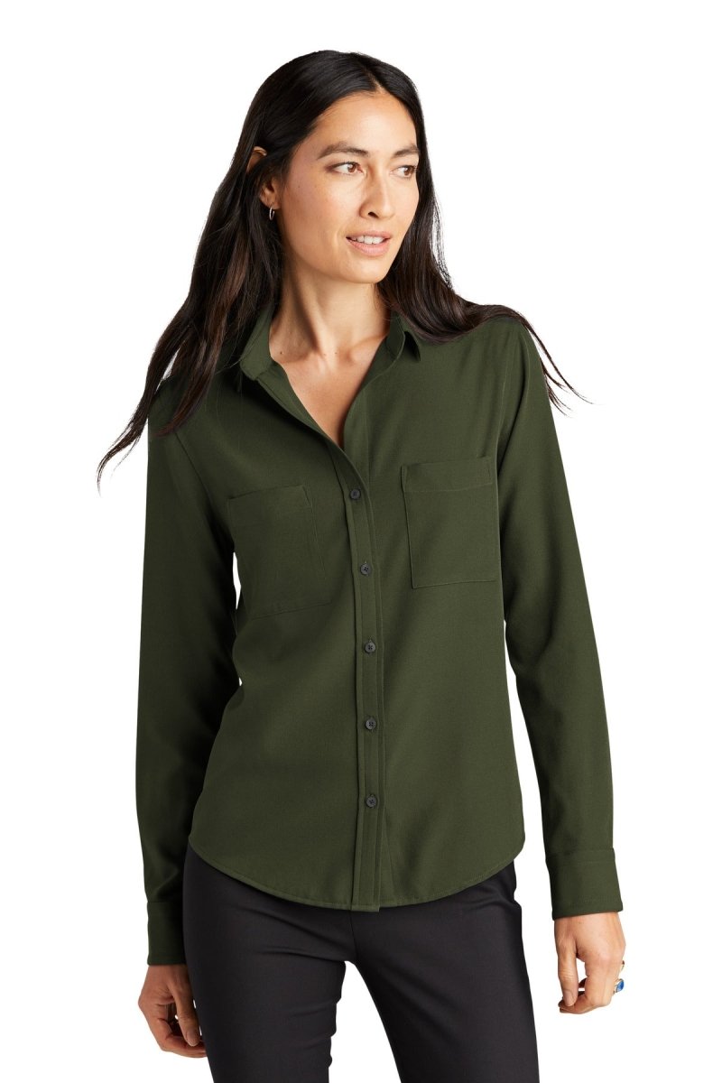 Mercer+Mettleâ„¢ Women's Stretch Crepe Long Sleeve Camp MM2013 - uslegacypromotions