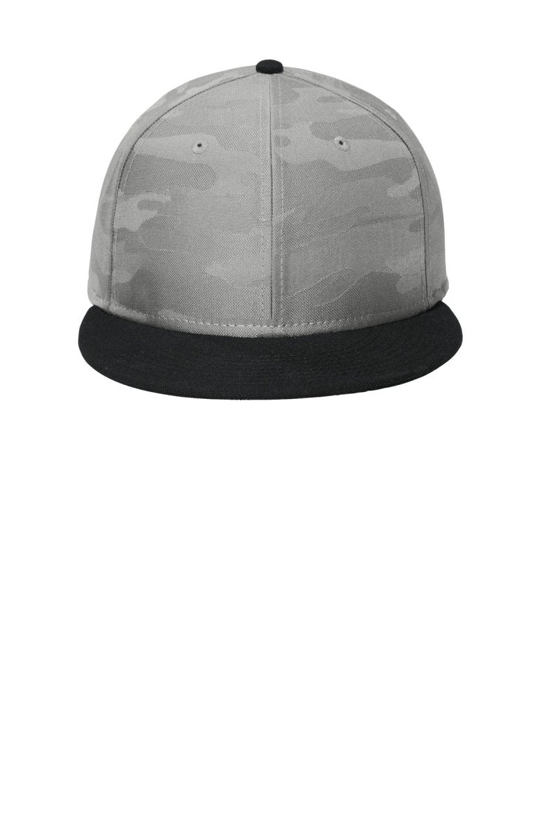 New Era Â® Camo Flat Bill Snapback Cap NE407 - uslegacypromotions