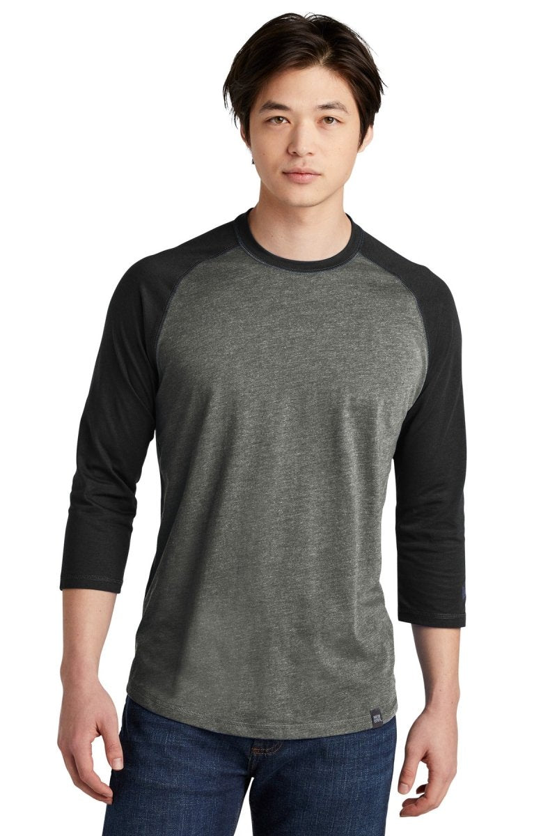 New Era Â® Heritage Blend 3/4-Sleeve Baseball Raglan Tee. NEA104 - uslegacypromotions