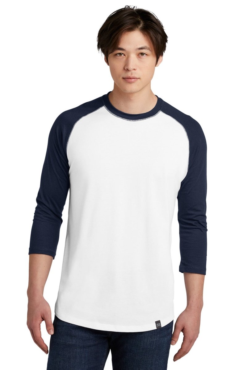 New Era Â® Heritage Blend 3/4-Sleeve Baseball Raglan Tee. NEA104 - uslegacypromotions