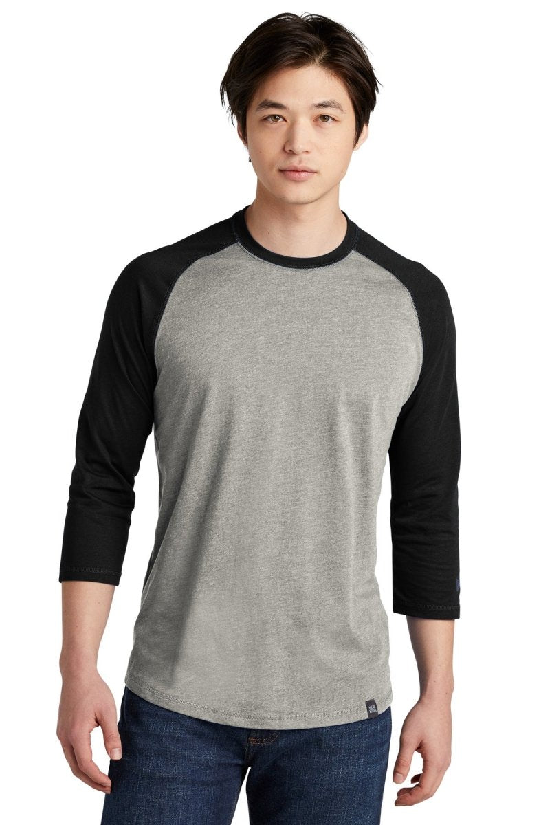 New Era Â® Heritage Blend 3/4-Sleeve Baseball Raglan Tee. NEA104 - uslegacypromotions