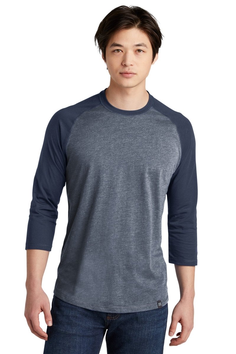 New Era Â® Heritage Blend 3/4-Sleeve Baseball Raglan Tee. NEA104 - uslegacypromotions