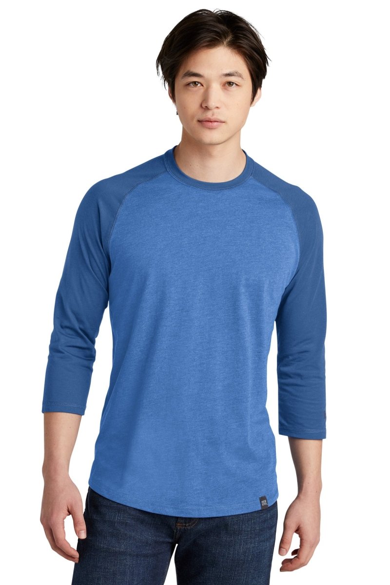 New Era Â® Heritage Blend 3/4-Sleeve Baseball Raglan Tee. NEA104 - uslegacypromotions