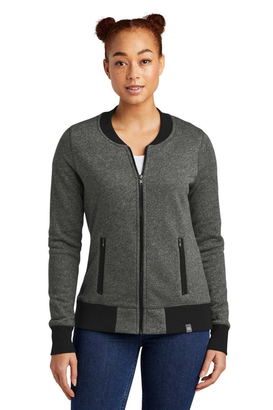 New Era Â® Ladies French Terry Baseball Full-Zip. LNEA503 - uslegacypromotions