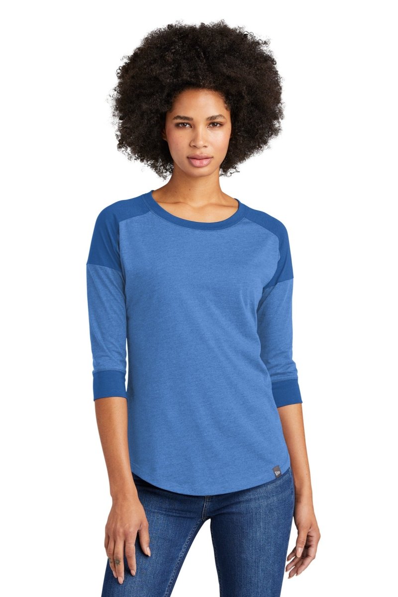 New Era Â® Ladies Heritage Blend 3/4-Sleeve Baseball Raglan Tee. LNEA104 - uslegacypromotions