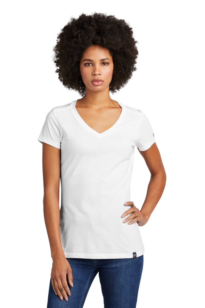 New Era Â® Ladies Heritage Blend V-Neck Tee. LNEA101 - uslegacypromotions