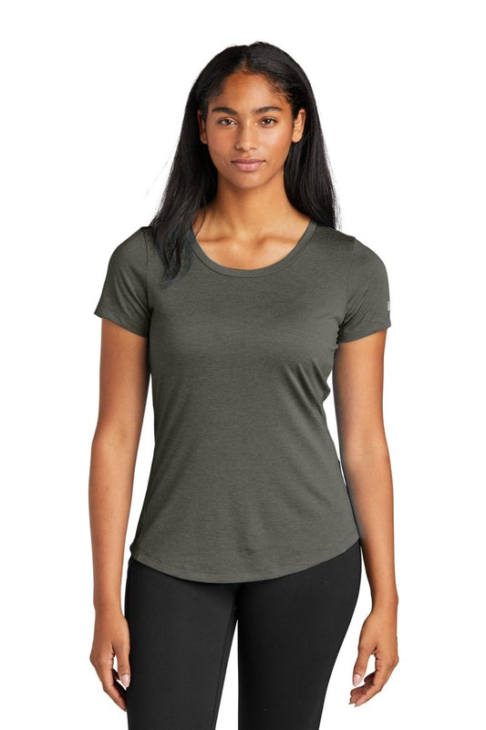 New Era Â® Ladies Series Performance Scoop Tee. LNEA200 - uslegacypromotions