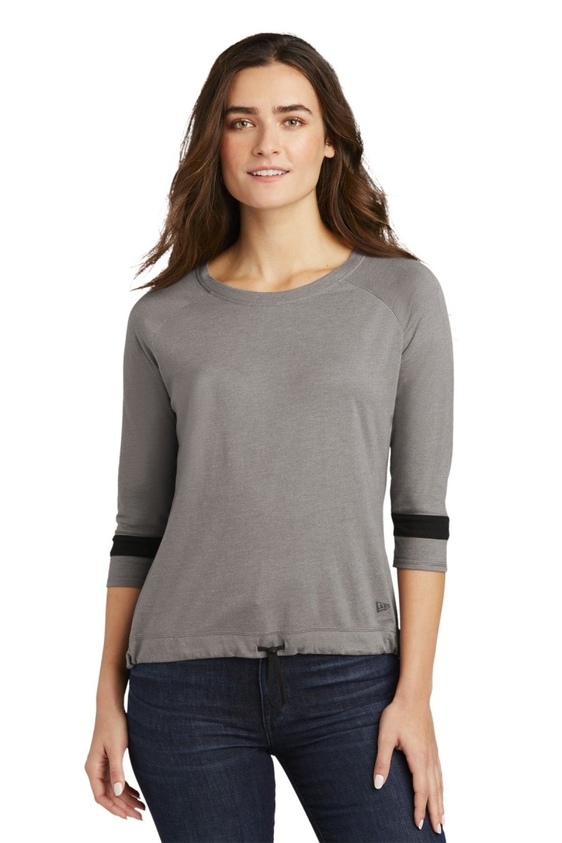 New Era Â® Ladies Tri-Blend 3/4-Sleeve Tee LNEA136 - uslegacypromotions