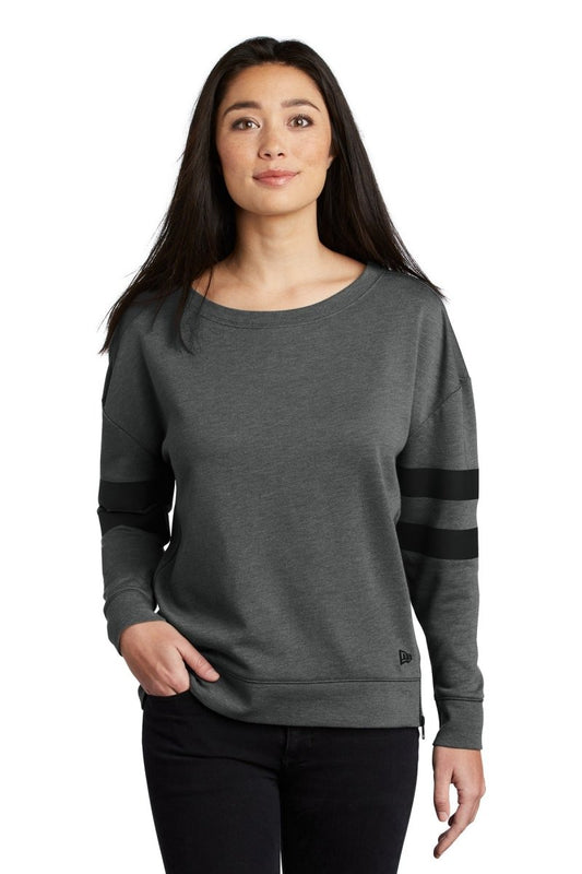 New Era Â® Ladies Tri-Blend Fleece Varsity Crew LNEA513 - uslegacypromotions