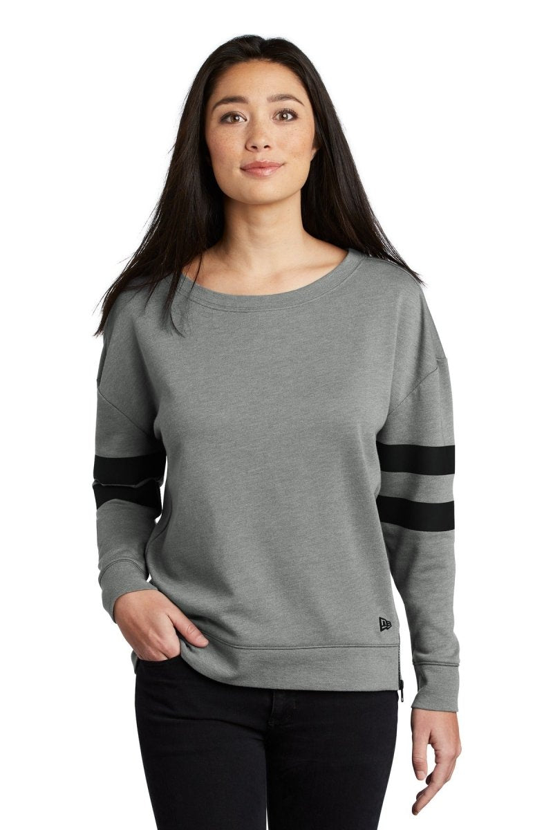 New Era Â® Ladies Tri-Blend Fleece Varsity Crew LNEA513 - uslegacypromotions