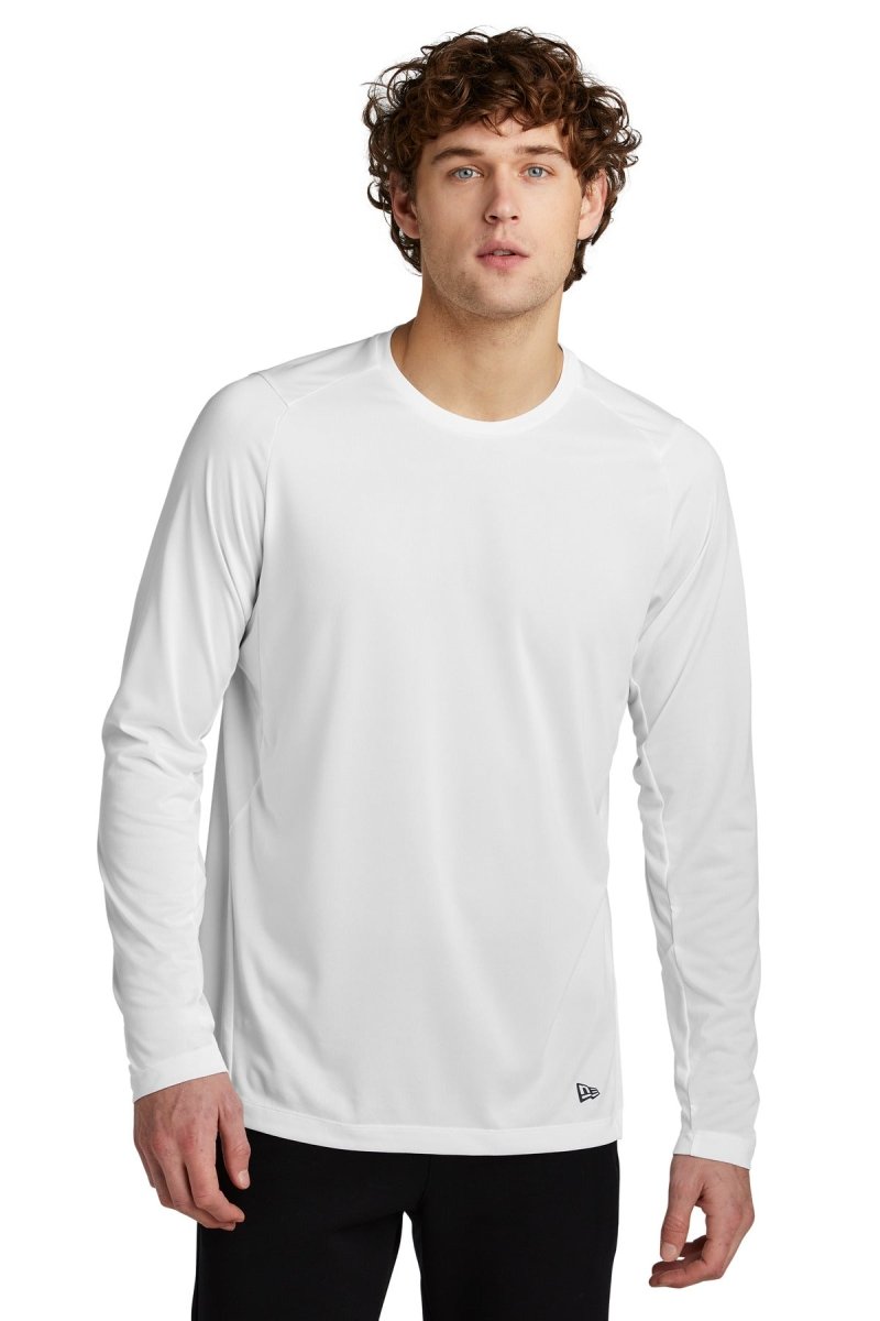 New Era Â® Series Performance Long Sleeve Crew Tee. NEA201 - uslegacypromotions