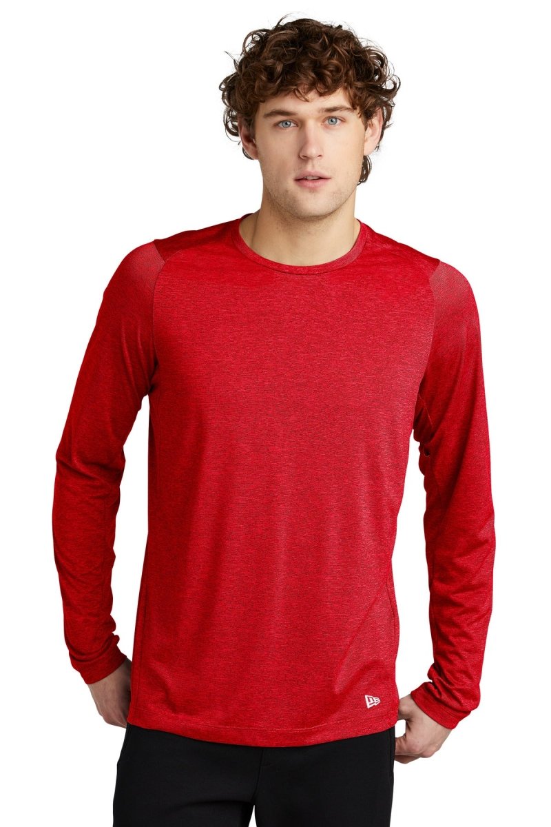 New Era Â® Series Performance Long Sleeve Crew Tee. NEA201 - uslegacypromotions