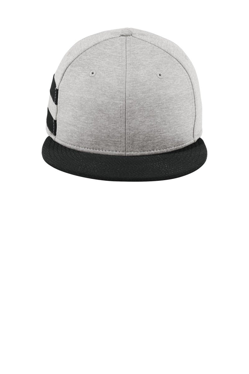 New Era Â® Shadow Heather Striped Flat Bill Snapback Cap NE408 - uslegacypromotions