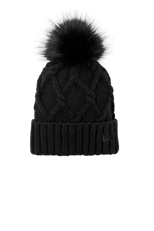 New EraÂ® Faux Fur Pom Beanie NE911 - uslegacypromotions