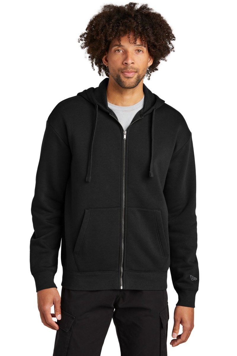 New EraÂ® Heritage Fleece Full-Zip Hoodie NEA526 - uslegacypromotions