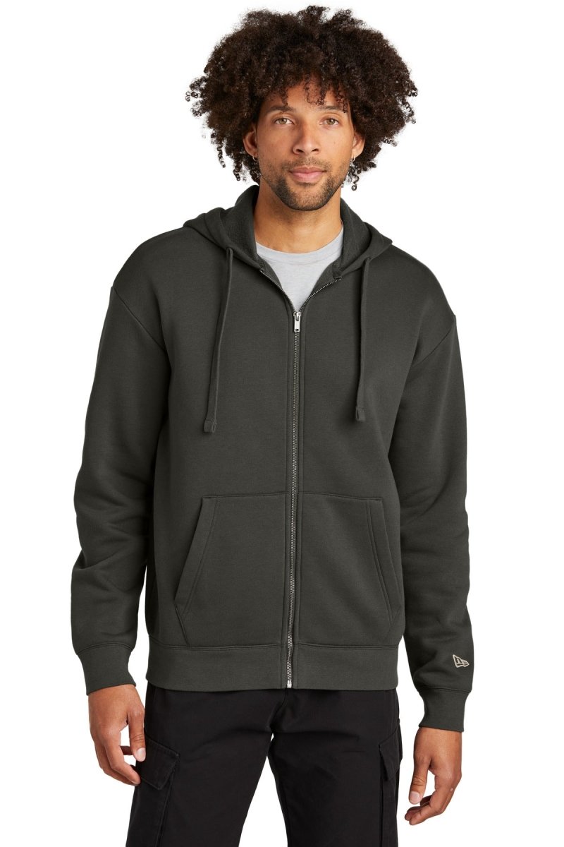 New EraÂ® Heritage Fleece Full-Zip Hoodie NEA526 - uslegacypromotions