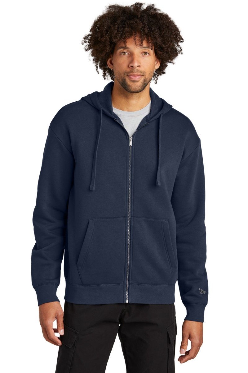 New EraÂ® Heritage Fleece Full-Zip Hoodie NEA526 - uslegacypromotions