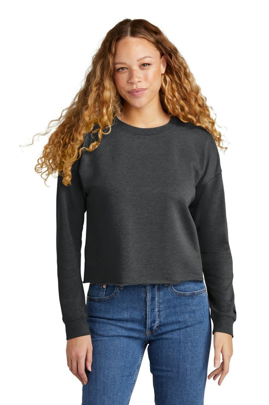 New EraÂ® Ladies Tri-Blend Fleece Crop Crew LNEA514 - uslegacypromotions