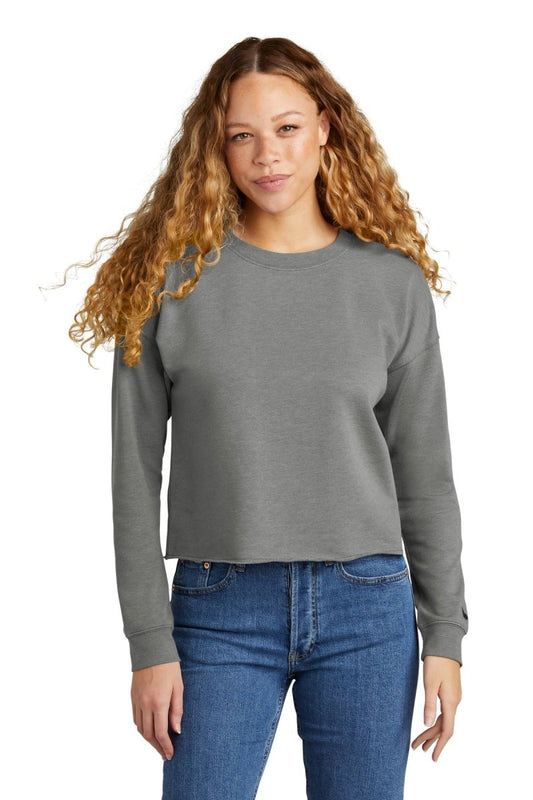 New EraÂ® Ladies Tri-Blend Fleece Crop Crew LNEA514 - uslegacypromotions