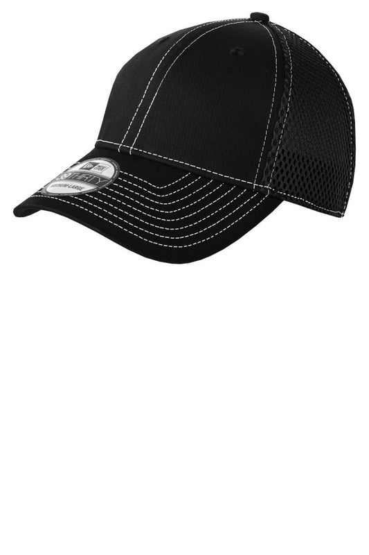 New EraÂ® - Stretch Mesh Contrast Stitch Cap. NE1120 - uslegacypromotions