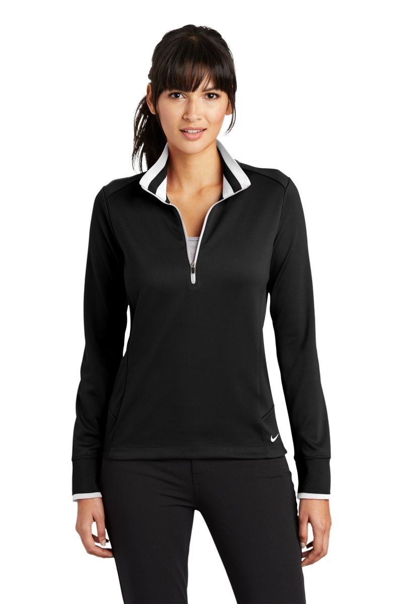 Nike Ladies Dri-FIT 1/2-Zip Cover-Up. 578674 - uslegacypromotions