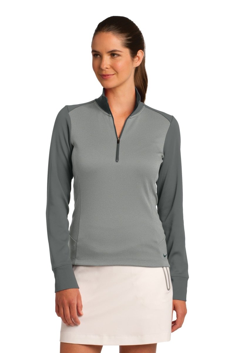 Nike Ladies Dri-FIT 1/2-Zip Cover-Up. 578674 - uslegacypromotions