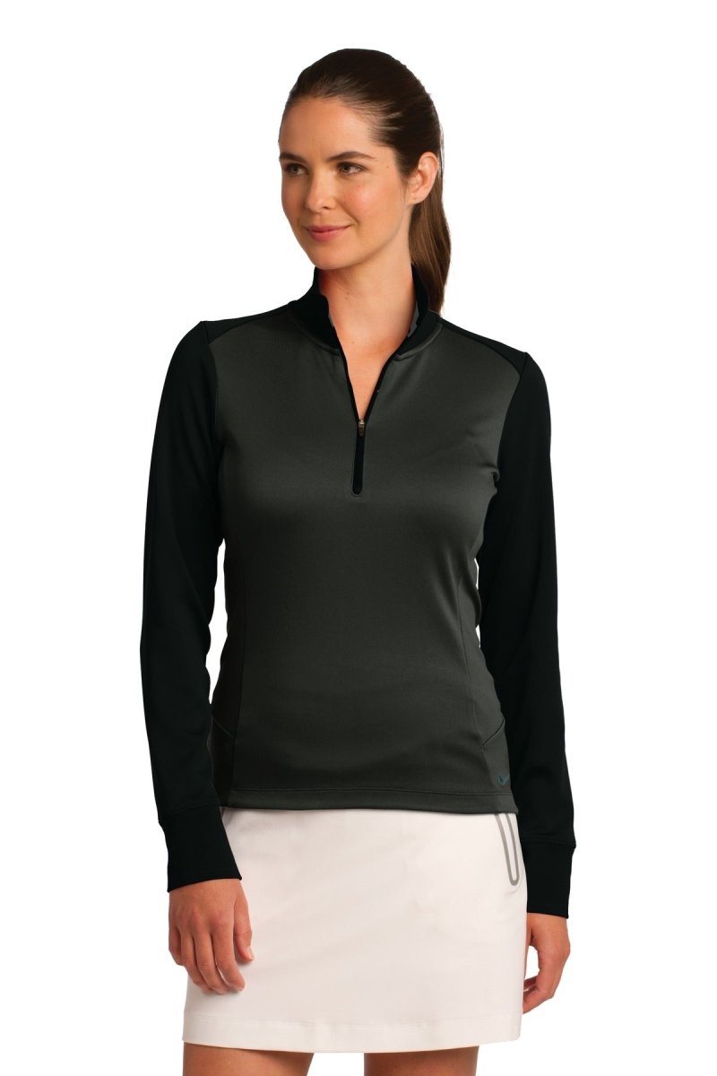 Nike Ladies Dri-FIT 1/2-Zip Cover-Up. 578674 - uslegacypromotions