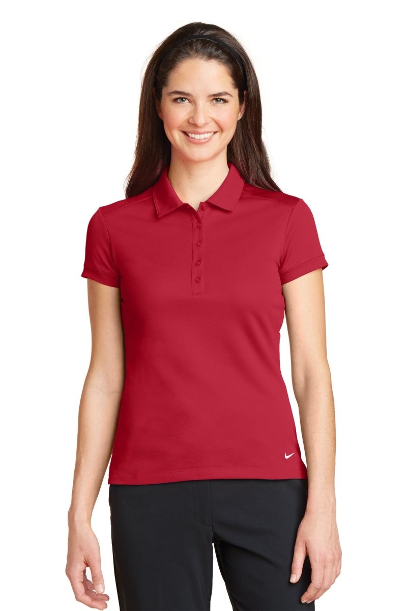 Nike Ladies Dri-FIT Solid Icon Pique Modern Fit Polo. 746100 - uslegacypromotions