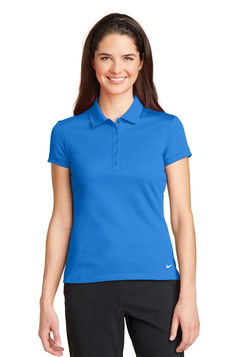 Nike Ladies Dri-FIT Solid Icon Pique Modern Fit Polo. 746100 - uslegacypromotions