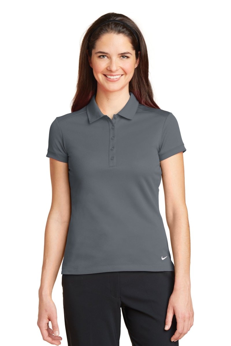 Nike Ladies Dri-FIT Solid Icon Pique Modern Fit Polo. 746100 - uslegacypromotions