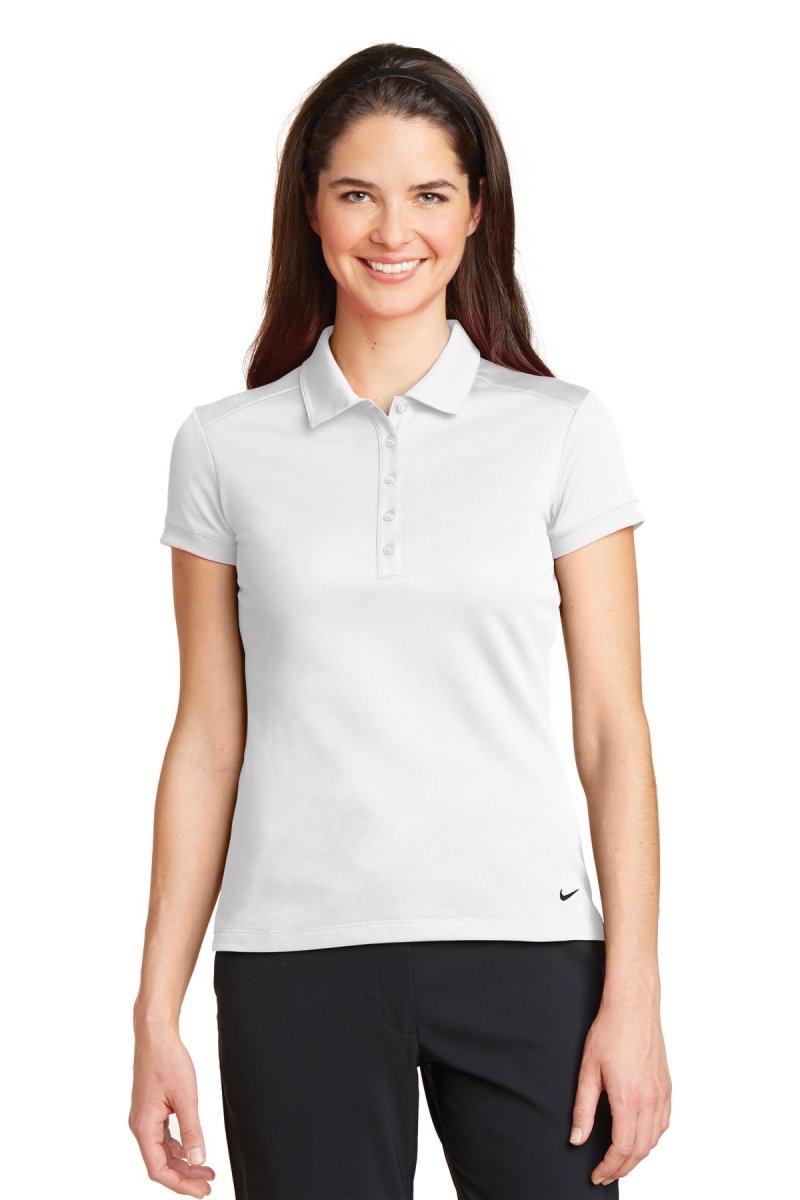 Nike Ladies Dri-FIT Solid Icon Pique Modern Fit Polo. 746100 - uslegacypromotions