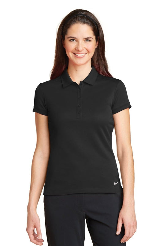 Nike Ladies Dri-FIT Solid Icon Pique Modern Fit Polo. 746100 - uslegacypromotions