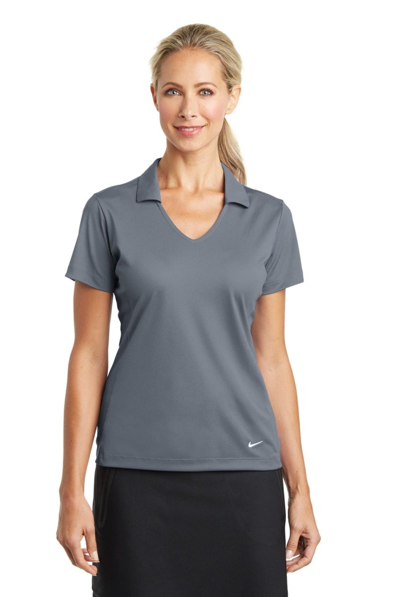 Nike Ladies Dri-FIT Vertical Mesh Polo. 637165 - uslegacypromotions