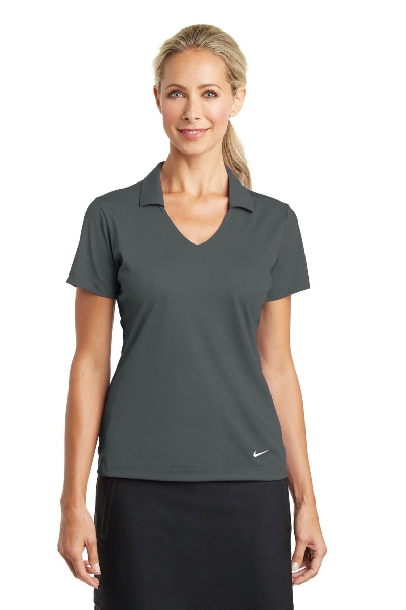 Nike Ladies Dri-FIT Vertical Mesh Polo. 637165 - uslegacypromotions