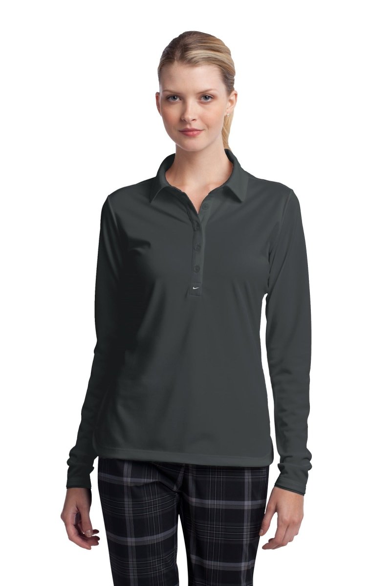 Nike Ladies Long Sleeve Dri-FIT Stretch Tech Polo. 545322 - uslegacypromotions