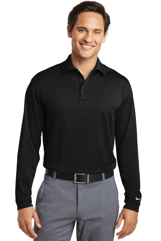 Nike Long Sleeve Dri-FIT Stretch Tech Polo. 466364 - uslegacypromotions