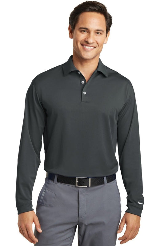 Nike Long Sleeve Dri-FIT Stretch Tech Polo. 466364 - uslegacypromotions