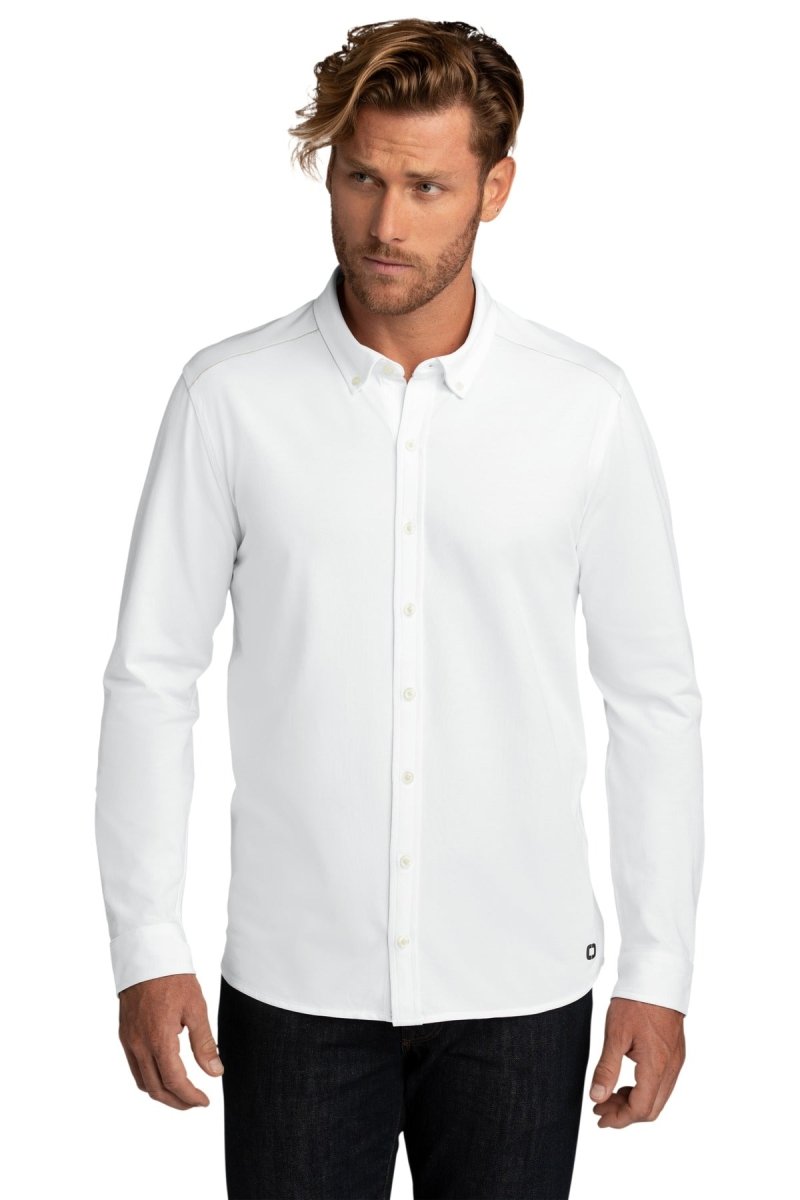 OGIO Â® Code Stretch Long Sleeve Button-Up. OG145 - uslegacypromotions