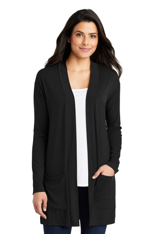 Port Authority Â® Ladies Concept Long Pocket Cardigan . LK5434 - uslegacypromotions