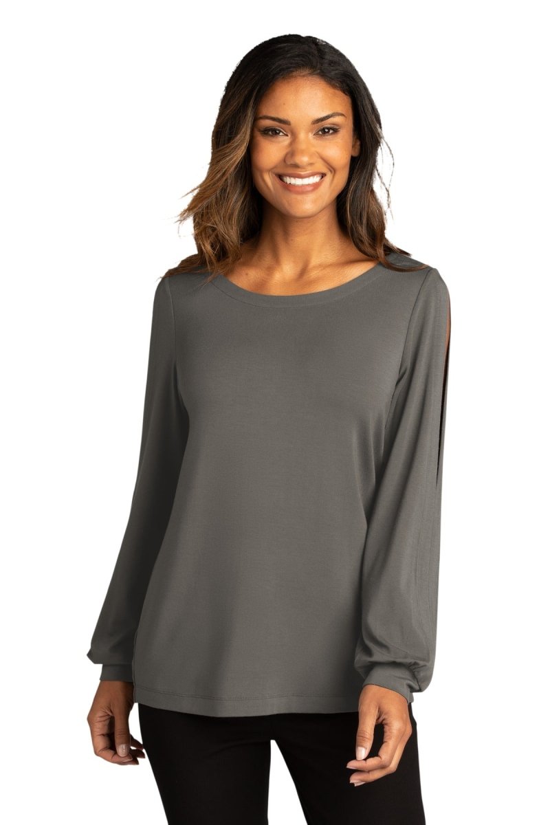 Port Authority Â® Ladies Luxe Knit Jewel Neck Top. LK5600 - uslegacypromotions