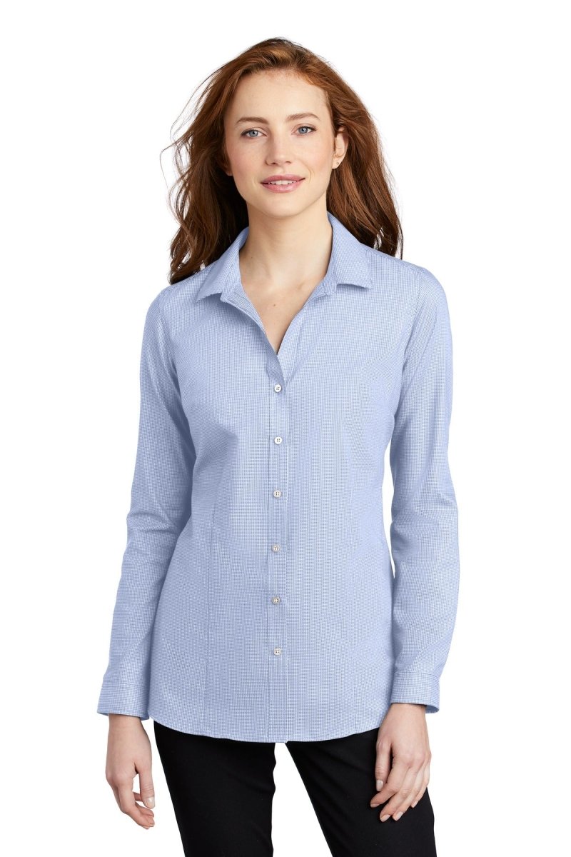 Port Authority Â® Ladies Pincheck Easy Care Shirt LW645 - uslegacypromotions