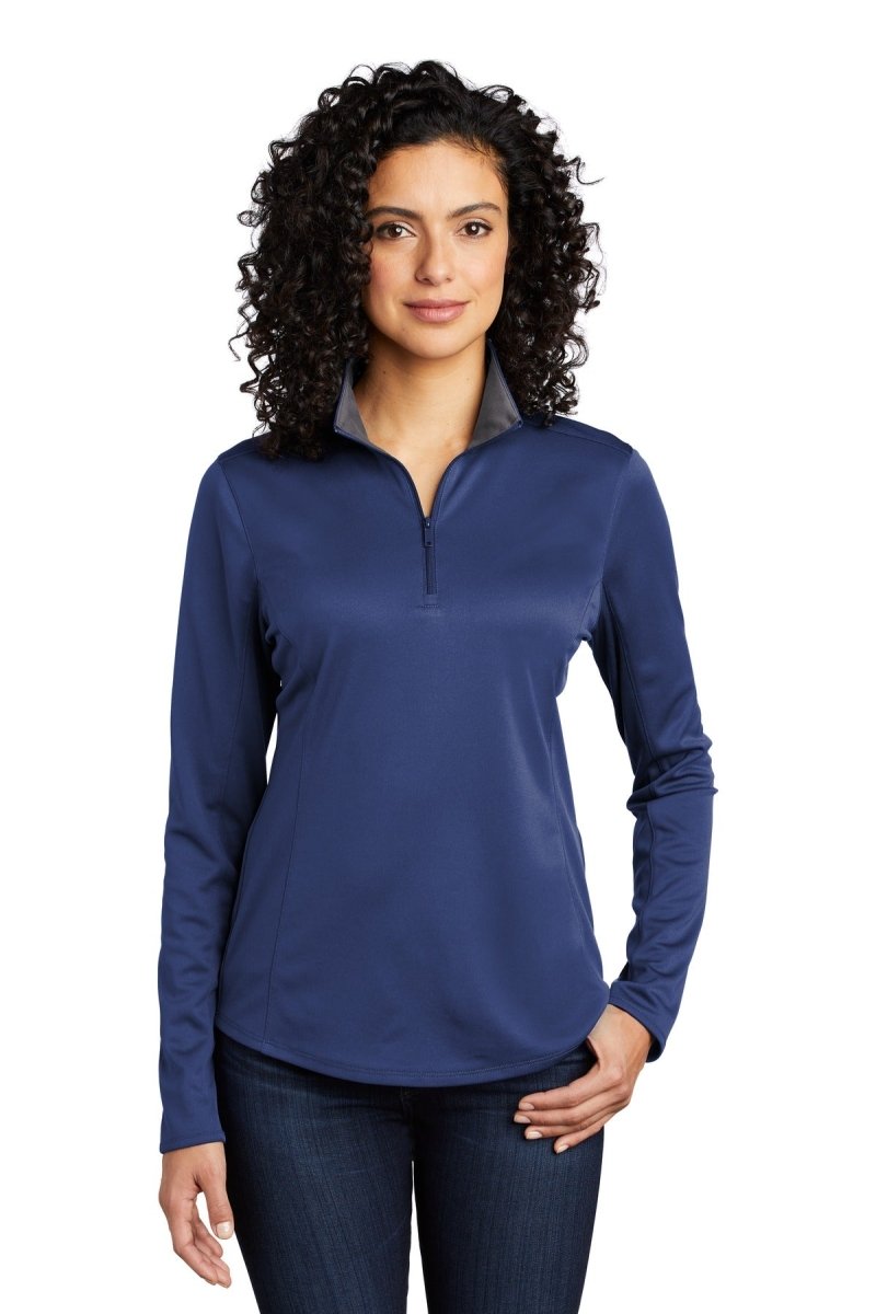 Port Authority Â® Ladies Silk Touch â„¢ Performance 1/4-Zip LK584 - uslegacypromotions