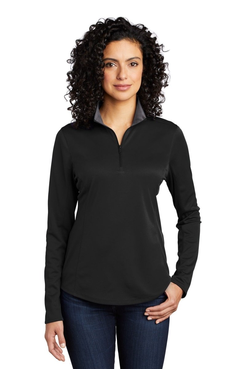 Port Authority Â® Ladies Silk Touch â„¢ Performance 1/4-Zip LK584 - uslegacypromotions