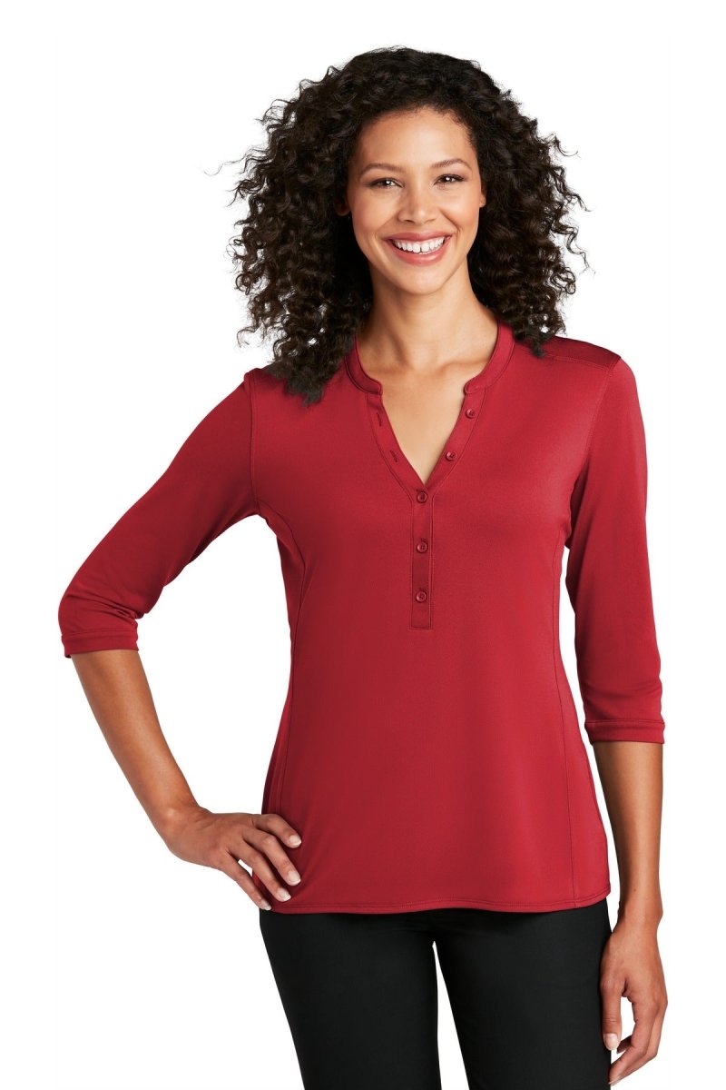 Port Authority Â® Ladies UV Choice Pique Henley LK750 - uslegacypromotions