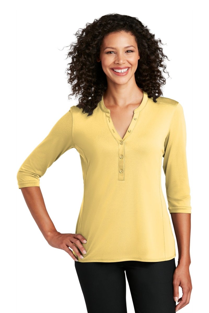 Port Authority Â® Ladies UV Choice Pique Henley LK750 - uslegacypromotions