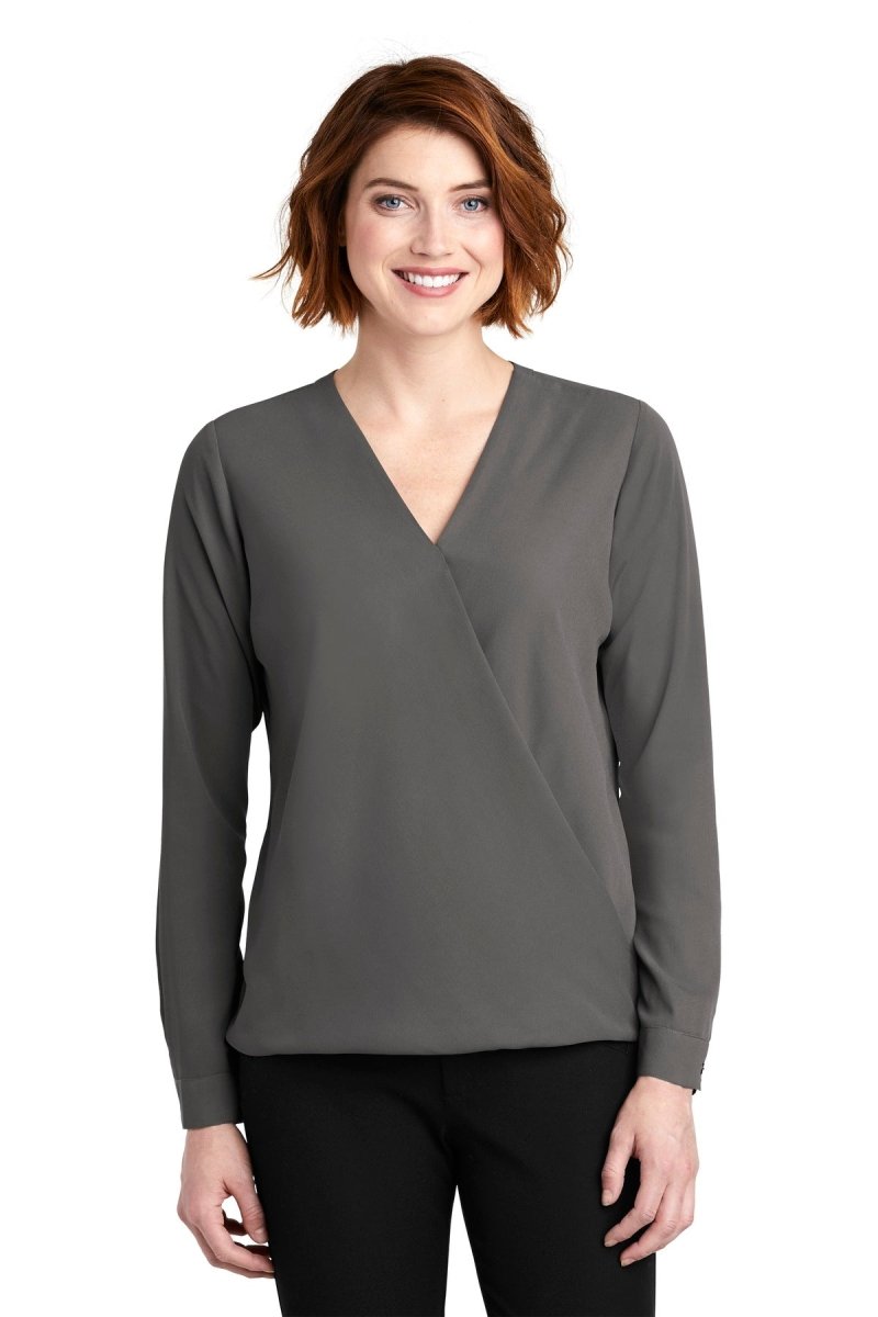 Port Authority Â® Ladies Wrap Blouse. LW702 - uslegacypromotions