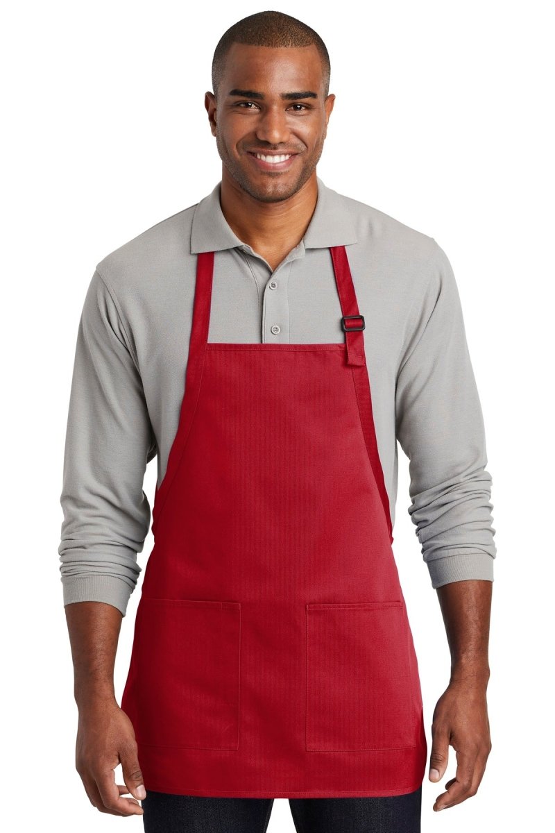 Port Authority Â® Medium-Length Two-Pocket Bib Apron. A601 - uslegacypromotions