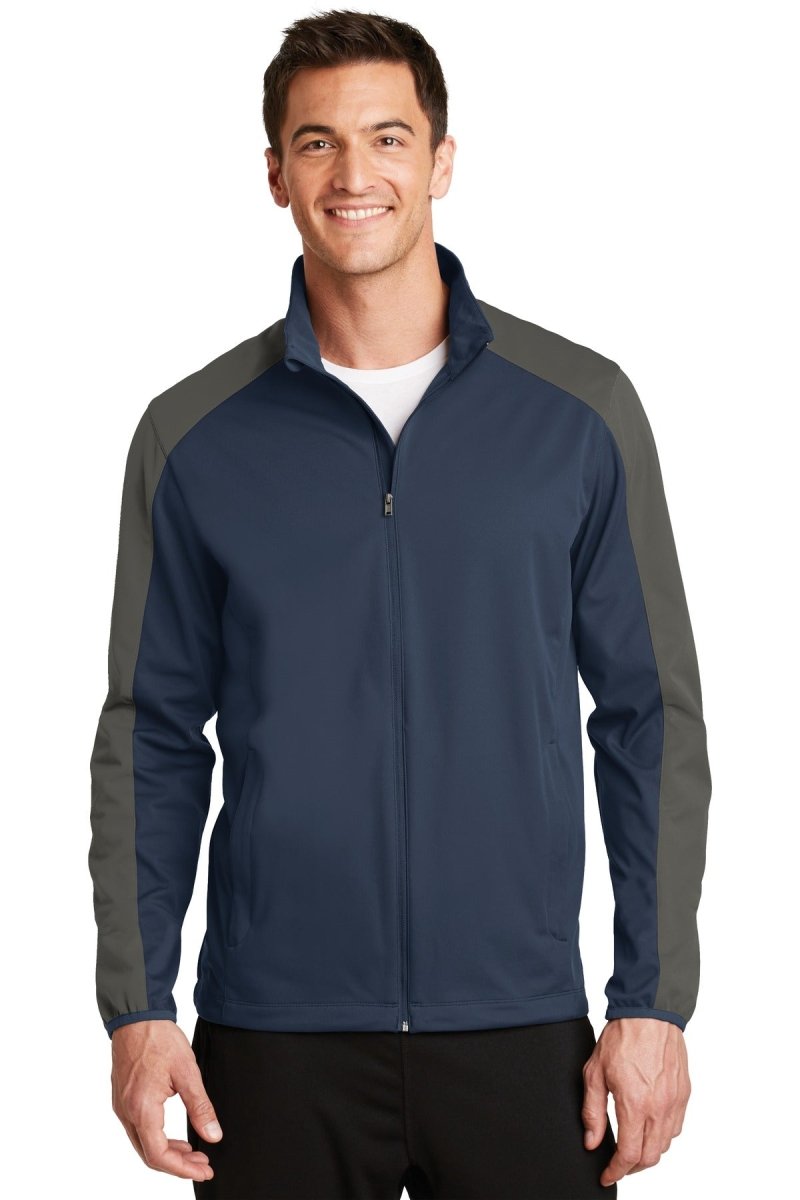 Port AuthorityÂ® Active Colorblock Soft Shell Jacket. J718 - uslegacypromotions